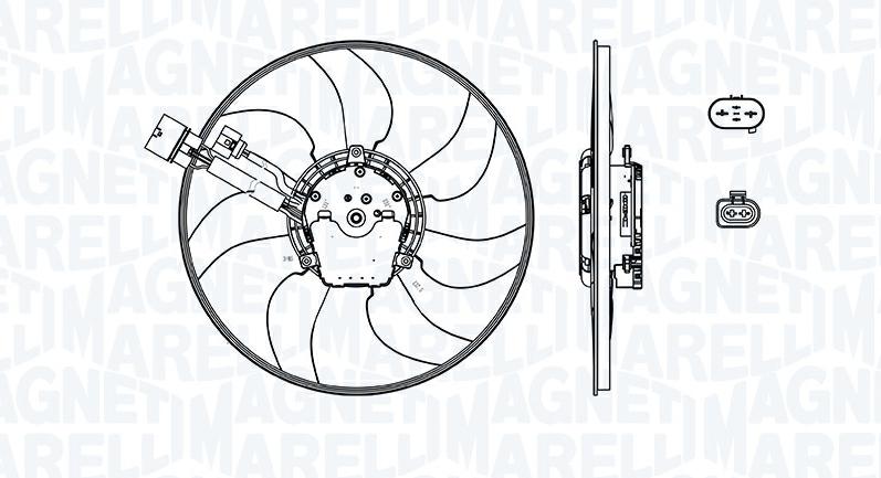 Articolo WHC22 - VENTOLA RAFFREDDAMENTO MOTORE VW PASSAT B8 (3G5 C