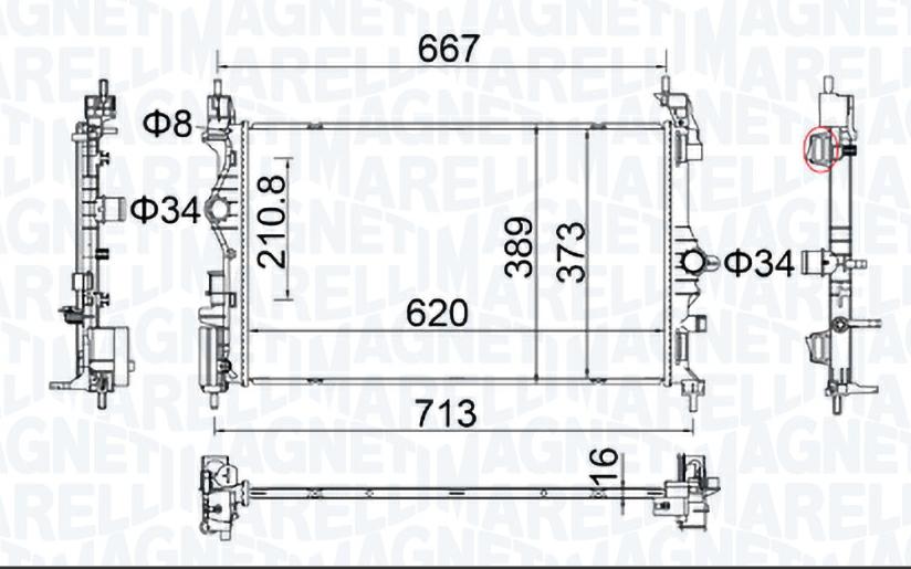 Articolo WS6YC - RADIATORE OPEL CORSA E (X15)