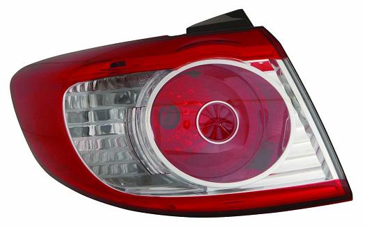 Articolo X9T2R - GR OTTICO P/SX BIANCO ROSSO HYUNDAI SANTAFE' 11/10>
