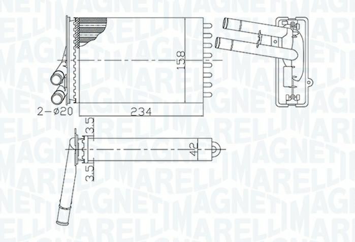 Articolo XFHNR - RISCALDATORE VW PASSAT-A4