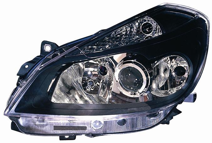 Articolo XX2XG - FARO DX 2H7-H1 C/LENTE PRED REG EL REN CLIO 09/05>SPORT PAR NERA