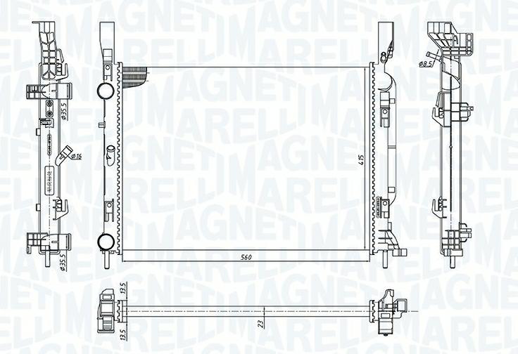 Articolo XYB9G - RADIATORE RENAULT KANGOO EXPRESS (FW0/1)