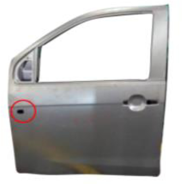 Articolo Y30H3 - PORTA SX ISUZU D-MAX 01/12> 2P