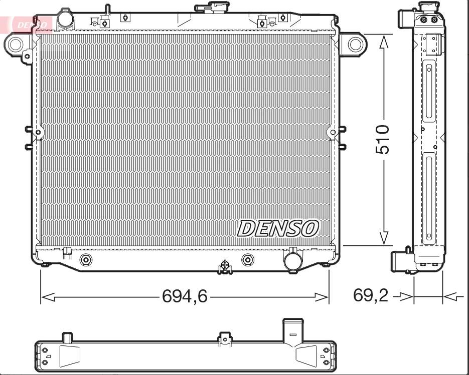 Articolo Y91V4 - RADIATORE TO LAND CRUISER 98-07