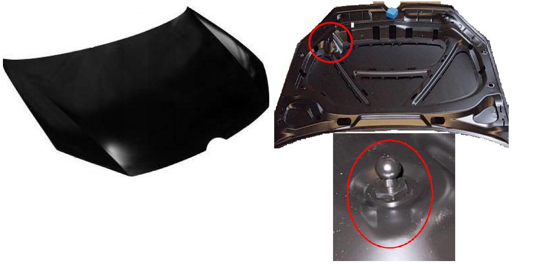 Articolo YF17T - COFANO ANT C/MOLLA A GAS VW GOLF 6 01/09>