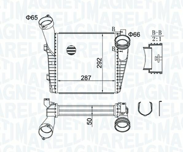 Articolo YH0DQ - INTERCOOLER VW TOUAREG - AUDI - PORSCHE -