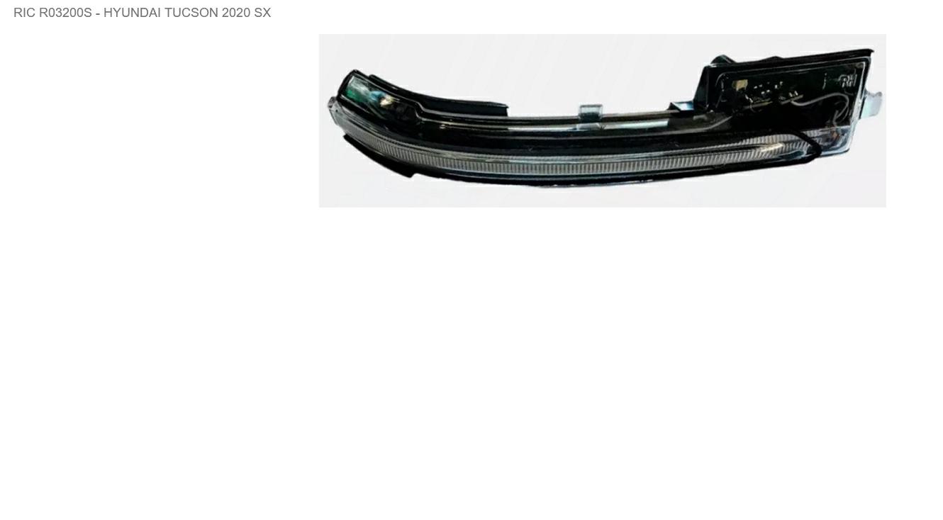 Articolo Z244N - FANALE RETROVISORE SX HYUNDAI TUCSON 01/21>