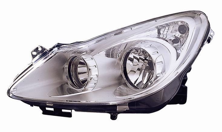 Articolo Z8CT1 - FARO SX H7-H1 PR REG EL OPEL CORSA D10/06> PAR CROM
