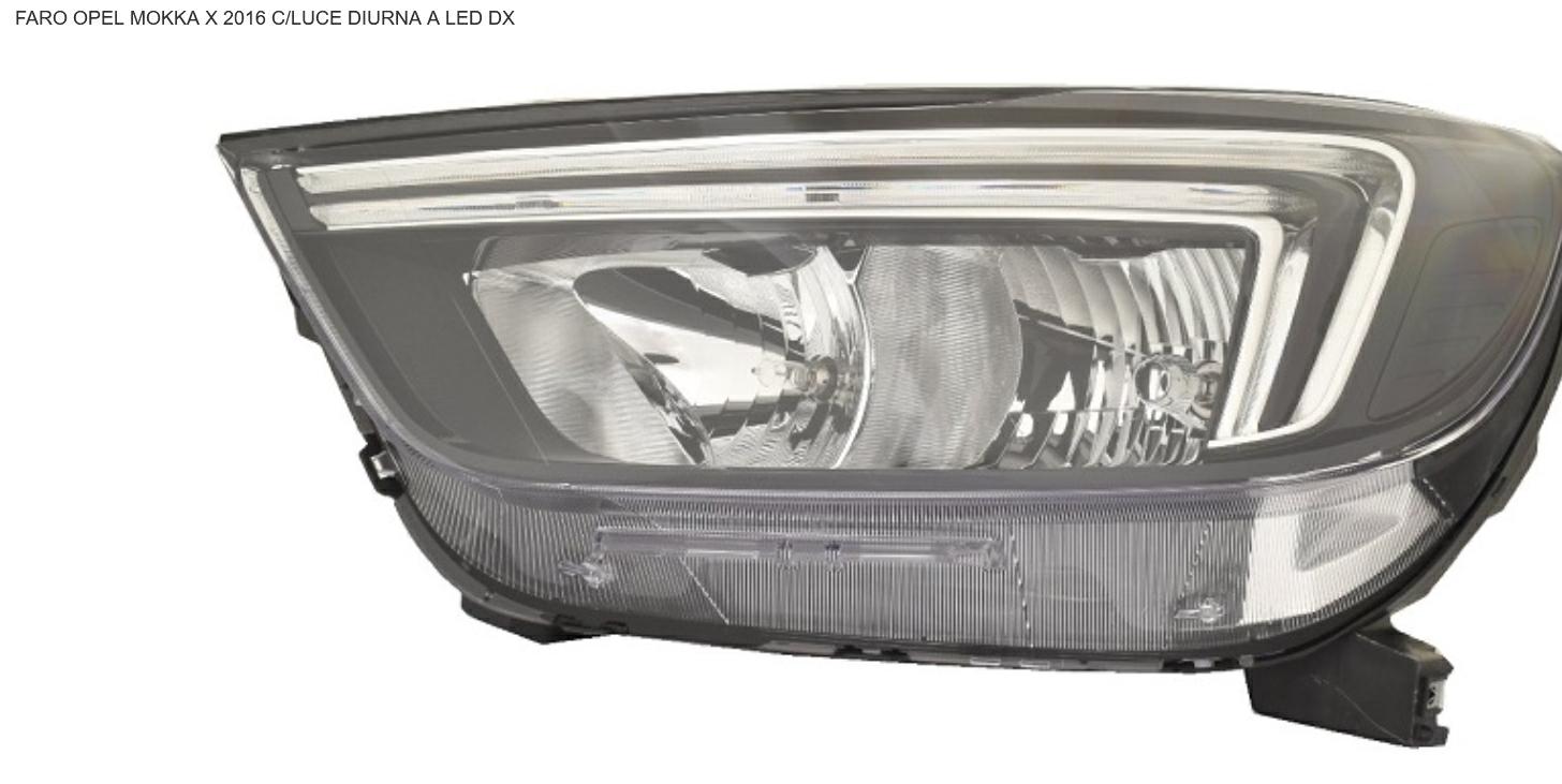 Articolo Z9RHM - FARO DX C/DRL A LED OPEL MOKKA X 01/16>