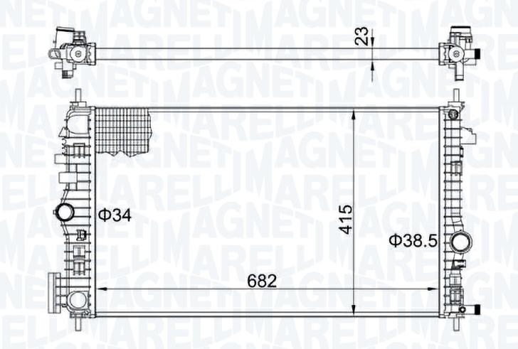 Articolo ZD0HP - RADIATORE OPEL INSIGNIAA (G09)