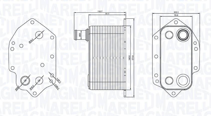 Articolo ZGBNK - RADIATORE OLIO BMW X5 (E53) 3.0 D