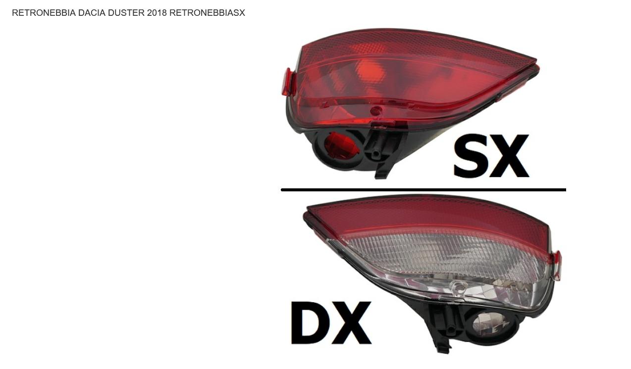 Articolo ZH621 - RETRONEBBIA SX DACIA DUSTER 01/18>