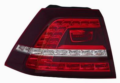 Articolo ZQHR3 - FANALE P/SX EST BIANCO ROSSO A LED VW GOLF 7 10/12> GTI/GTD