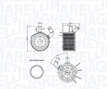 Articolo ZZVX8 - RADIATORE OLIO RENAULT MODUS / SCENIC